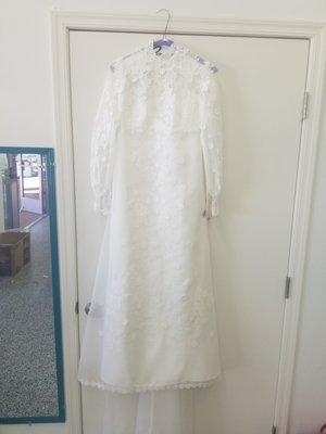 Antique Wedding Dress After