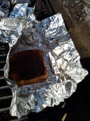 Grilled cheese on the grill. #YUM