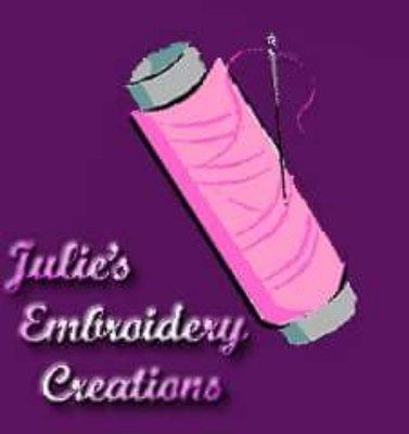 Julie's Embroidery Creations Logo