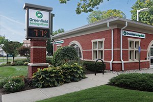 South Deerfield office of Greenfield Savings Bank