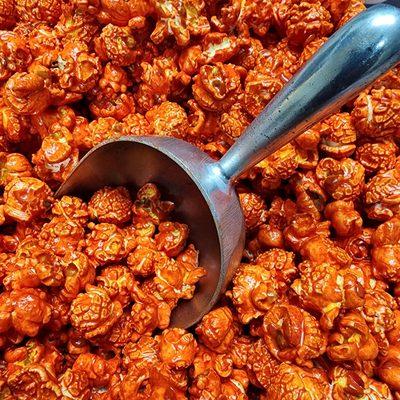 Cheddar Hot popcorn for those that like a little spice