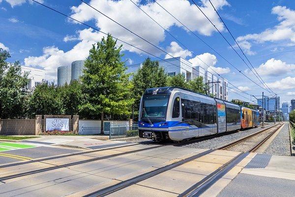 Just steps to the Lynx Light Rail