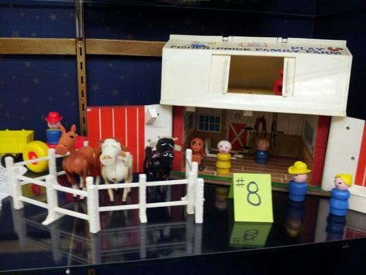 This weeks Silent Auction. #8 -Vintage, Fisher Price Farm set from 1967.This weeks Silent Auction. Ends May 22nd @ 1:00pm.