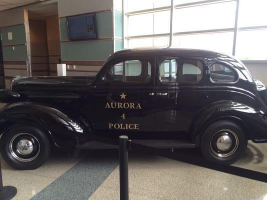 Antique police car