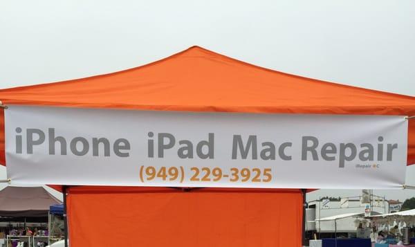 Look for the orange tent at the OC Marketplace helping you stay connected since 2009