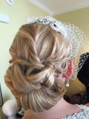 Nancy creates beautiful current updos for Brides and special occasions