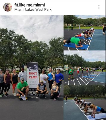 Bootcamp! Miami Lakes Picnic Park every tuesday & Thursdays 6:30pm-7:30pm Saturdays 10am