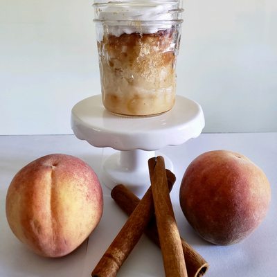 Peach cobbler mini