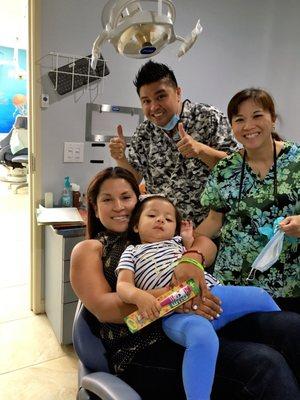 The best  I entrusted the dental care of my 3 children to Dr. Lee and her team now it's my baby Sofía's turn.