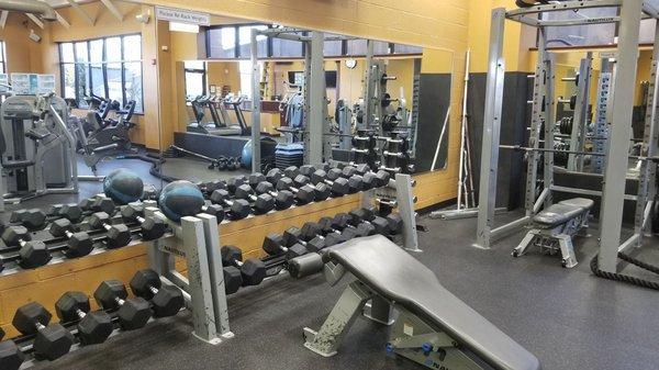 We have dumbbells ranging in size from 3# up to 85#