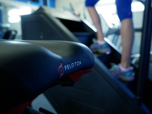 The Peloton bike and the Stairmaster Stepmill are both an excellent cardio workout!