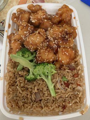 18. Sesame Chicken Combo