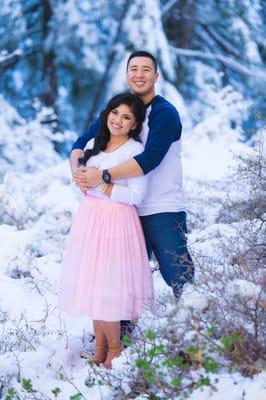 Mountain engagement shoot