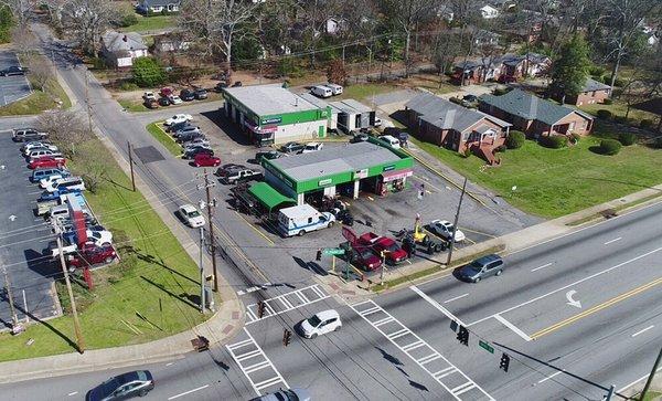 Birds eye view of Maxi-Lube