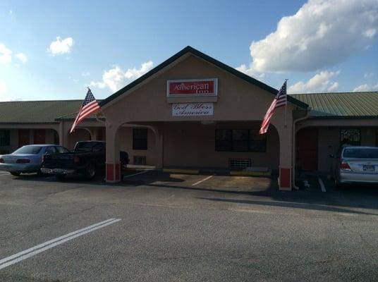 Front of American Inn - Located in Metter, GA on 850 S. Lewis St.