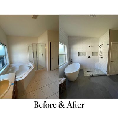 Before and After Bathroom Images!