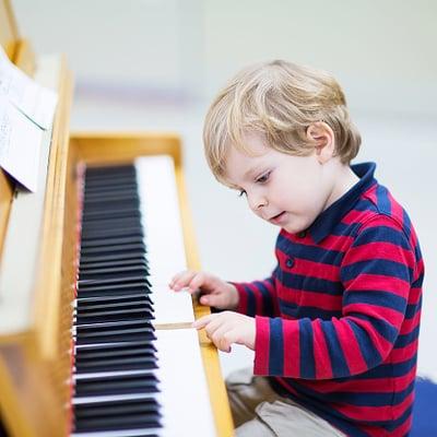 Joey at the piano.