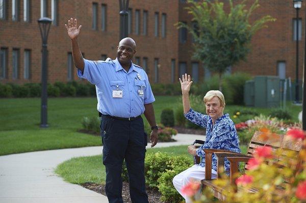 24-hour security on campus