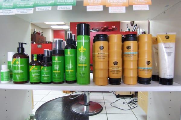 Derma Organic and Paul Brown haircare products