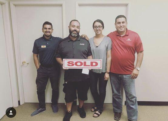 Congratulations to Sacky and his girlfriend on buying their first home. Thank you for trusting me to help achieve your goals in real estate!