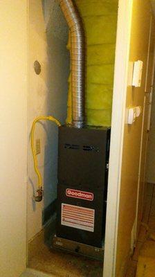 2 ton furnace install