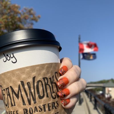 London Fog. I've gotten this a quite a few coffee shops and theirs is the best hands down. Perfect on a fall day!