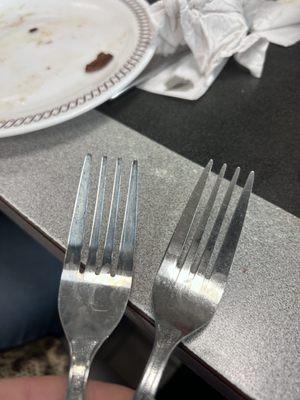 Dirty forks #omg #cheriemcrae