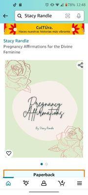 Pregnancy affirmations to support the mental preparation of pregnancy, motherhood, and labor.