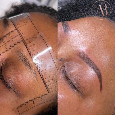 Ombré brows! Lasts up to 3 years.