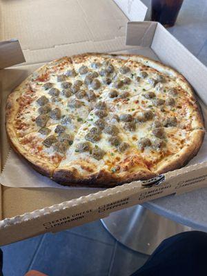 Sausage pizza