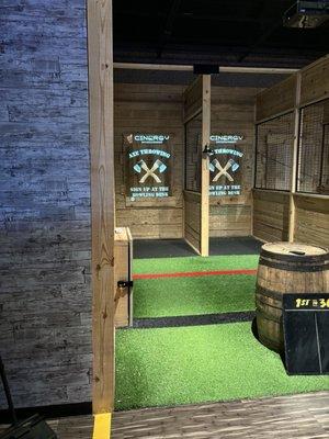 Axe throwing