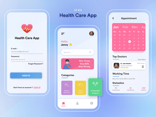 mobile application for healthcare