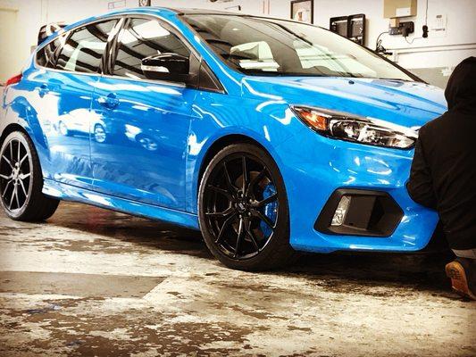 2018 Focus Rd Wrap with Xpel Ultimate Film & coated with ceramic pro Gold package