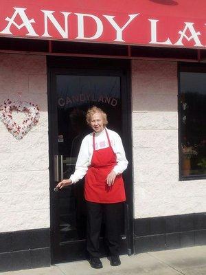 Nannie at our first CANDYLAND location.