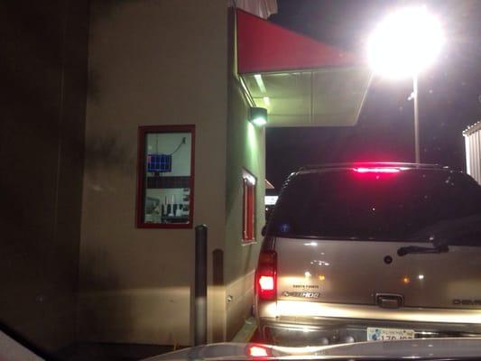 Here's a great shot of the drive-through!