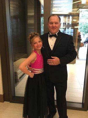 Corner Real Estate's President, Ryan Davis with his beautiful daughter Zoey.