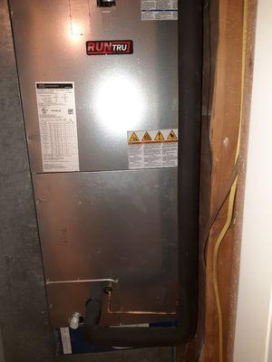 New air handler installed