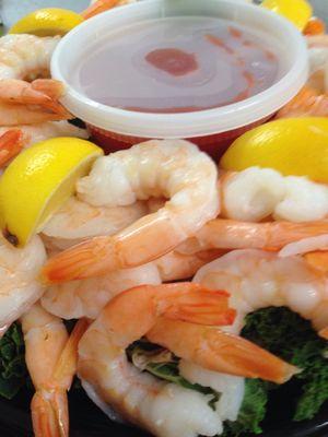 Our Cocktail Shrimp Tray is a party favorite!