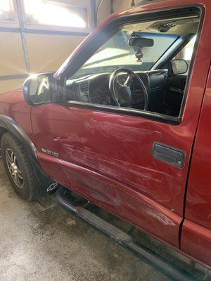 drivers side door chevy s10 2003 door and window