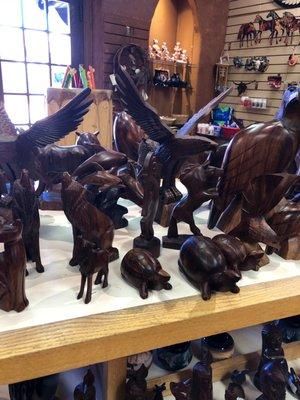 wooden carvings