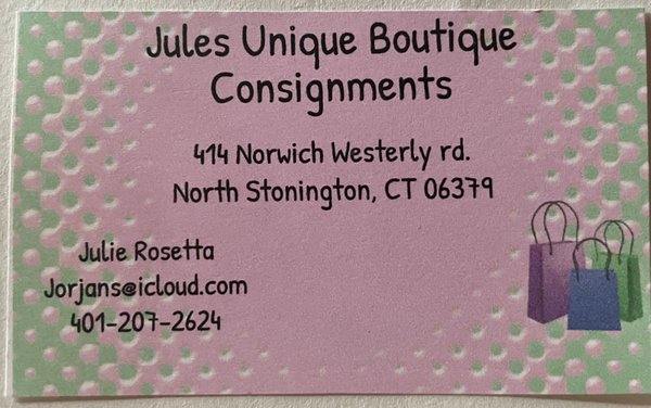 Jules Unique Boutique Consignments