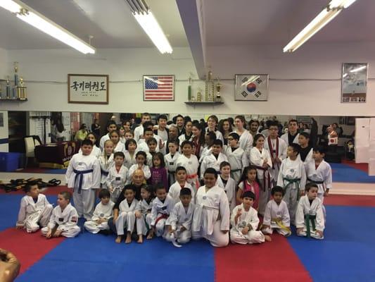 Group picture from the last belt testing..02/12/2016