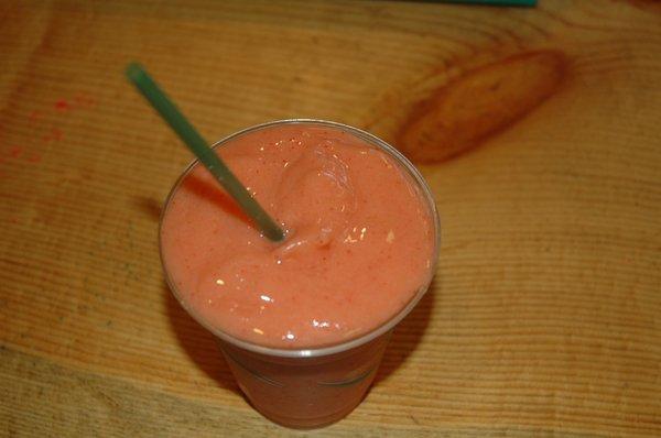 Refreshing blended smoothies