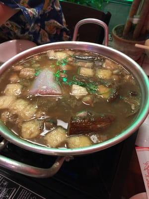 Salted fish sauce hot pot / lau mam