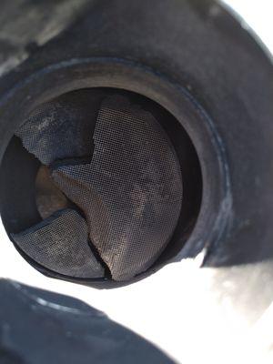 Damage catalytic converter