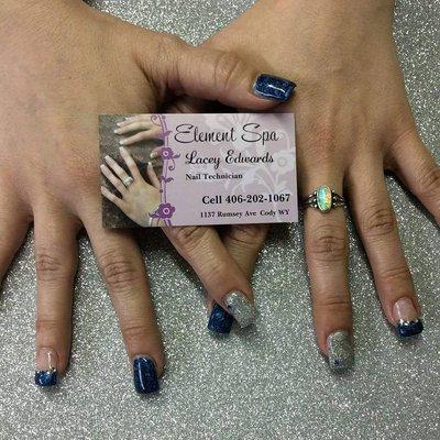 Nails by Lacey  307-250-8315 Or online booking now available for your convenience.  www.schedulicity.com