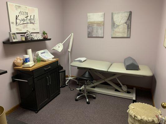 Several comfortable and private electrolysis treatment rooms!