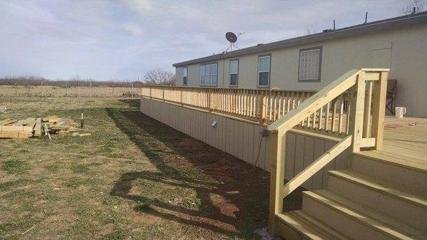 1250 SF deck