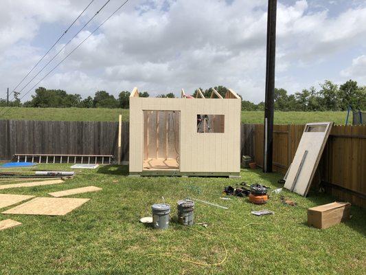 Framing house