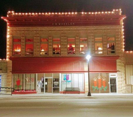 CB Baked Goods is housed in a 1911 limestone building in downtown Marion KS.